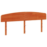Headboard Wax Brown 200 cm Solid Wood Pine 842489