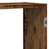 Wall Shelf Old Wood 159x18x65 cm Engineered Wood 853216