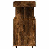 Bar Cart Smoked Oak 50x41x89 cm Engineered Wood 848266