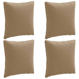 4-Piece Back Cushions PUTTEN 4 pcs 100% Polyester Taupe 945160