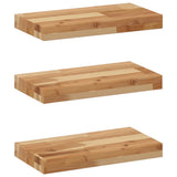 Floating Shelves 3 pcs 60x20x4 cm Oil Finished Solid Wood Acacia 3279581