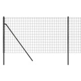 Wire Mesh Fence Anthracite 1x25 m Galvanised Steel 154201
