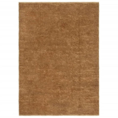 Handmade Loop Pile Rug 120x180 cm Jute and Cotton 344998