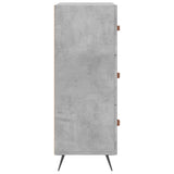 Chest of Drawers Concrete Grey 69.5x34x90 cm Engineered Wood 827824