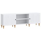 TV Cabinet White 150 x 31 x 50 cm Engineered Wood 894225