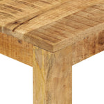 ZNTS Dining Table 110x55x76 cm Solid Wood Mango 350313