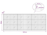 Gabion with 3.5 mm Wire and 10x10 cm Mesh 300x20x150 cm 3463128