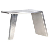 Aviator Desk Silver 112x50x76 cm Metal 284414