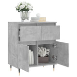 Sideboard Concrete Grey 60x35x70 cm Engineered Wood 831112