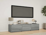 TV Cabinet with LED with LED Grey Sonoma 140 x 34 x 40 cm 3418711