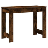 Desk Smoked Oak 100x45x75 cm Engineered Wood 860431