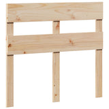 Bed Frame without Mattress 90x190 cm Single Solid Wood Pine 850821