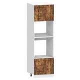 7 Piece Kitchen Cabinet Set "Kalmar" Smoked Oak Engineered Wood 3314756