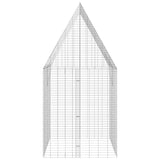 Rabbit Cage Silver 200 x 100 x 210 cm Galvanised Steel 42019241