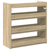 Shoe Rack Sonoma Oak 60x25x62 cm Engineered Wood 859889