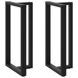Bar Table Legs T-Shaped 2 pcs Black 60x35x cm Steel 4013104