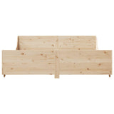Bed Frame without Mattress 180x200 cm Super King Solid Wood Pine 3302273