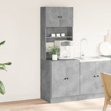 Kitchen Cabinet Concrete Grey 60x50x180 cm Engineered Wood 3276640