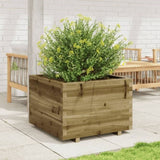Garden Planter 70x70x49.5 cm Impregnated Wood Pine 3282528