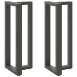 ZNTS Bar Table Legs T-Shaped 2 pcs Anthracite 40x35x cm Steel 4013086