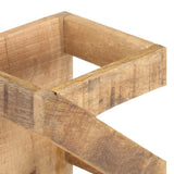 321627 Wine Rack for 5 Bottles Solid Mango Wood