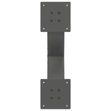 Coffee Table Legs X-Shaped 2 pcs Anthracite 50x cm Steel 4012938