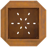Smokeless Fire Pit Rusty 48 x 48 x 51 cm Weathering Steel 858977