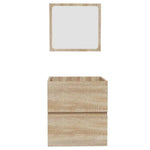 Bathroom Cabinet with Mirror Sonoma Oak Engineered Wood 804866