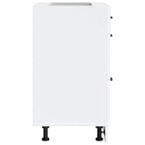 Kitchen Base Cabinet "Kalmar" White Engineered Wood 854279
