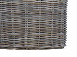 Planter Basket with Storage 3 pcs Kubu Grey Kubu Rattan 42020955