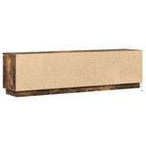 TV Cabinet Smoked Oak 180 x 38 x 49 cm Engineered Wood 3376148