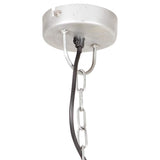 Industrial Vintage Hanging Lamp 25 W Silver Round 31 cm E27 320546