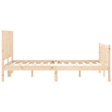 Bed Frame without Mattress 120x200 cm Solid Wood Pine 3192941