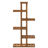 Plant Stand Natural 68 x 23.5 x 140 cm Solid Acacia Wood 903096
