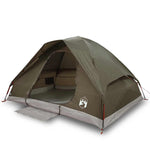 Camping Tent Dome 2-Person Brown Waterproof 4009640