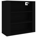 Highboard Black Engineered Wood 3185392
