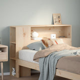 Headboard with Storage 75 cm Solid Wood Pine 855645
