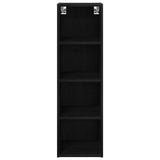 Hanging Cabinet Black Oak 30 x 29.5 x 100 cm Engineered Wood 884459
