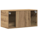 Wall Cabinet Artisan Oak 80x39x40 cm Engineered Wood 856029