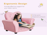 Kids Armchair Toddler Chair Seating Relax Playroom Seater Girl Princess Pink T3398P347631