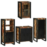 Bathroom Furniture Set 4 pcs Multicolour Solid Reclaimed Wood 3305703