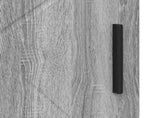 Bathroom Cabinet with Storage Grey Sonoma 60 x 35 x 80 cm 883310
