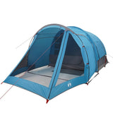 Camping Tent Tunnel 4-Person Blue Waterproof 94744