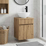 Wall-mounted Sink Vanity Artisan Oak 39 x 35 x 63 cm 890551