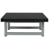 Bathroom Furniture Set Black and White Engineered wood, Ceramic 279337