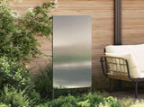 Garden Privacy Screen Silver 50 x 140 cm Galvanised steel 876292