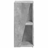 Side Shelf Concrete Grey 33 x 32 x 70.5 cm Engineered Wood 892410