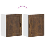 Kitchen Wall Cabinets 2 pcs Porto Smoked Oak Engineered Wood 854048