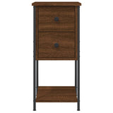 Bedside Cabinets 2 pcs Brown Oak 32x42x70 cm Engineered Wood 826102