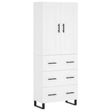 Highboard White 69.5x34x180 cm Engineered Wood 3199769